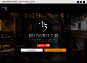 45restaurant.com