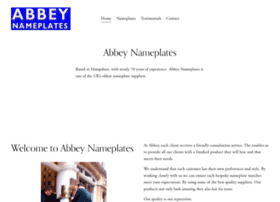 abbeynameplates.co.uk