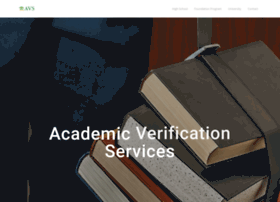 academicverificationservices.com
