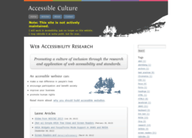 accessibleculture.org
