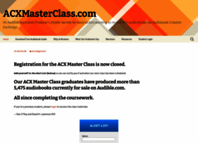 acxmasterclass.com
