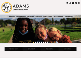 adamschristianschool.org