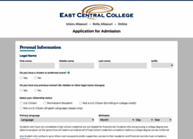 admissions.eastcentral.edu