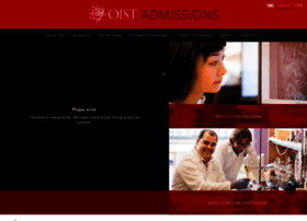 admissions.oist.jp