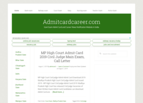 admitcardcareer.com