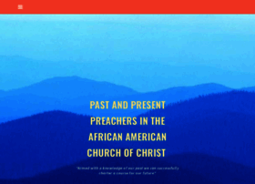 africanamericanchurchofchristministerslegacy.org