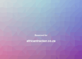 africantracker.co.za