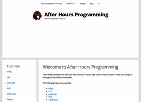afterhoursprogramming.com