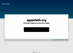 agapefaith.org
