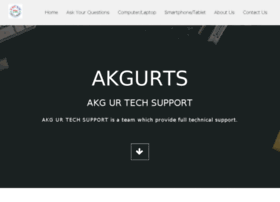 akgurtechsupport.com