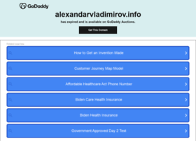 alexandarvladimirov.info