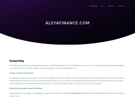 aleyafinance.com