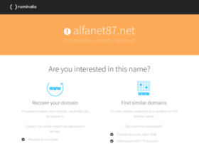 alfanet87.net