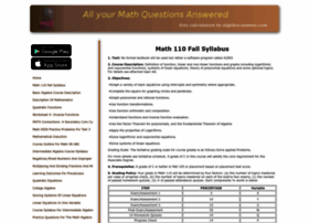 algebra-answer.com