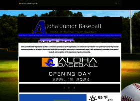 alohajuniorbaseball.org
