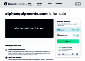 alphaequipments.com