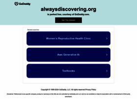 alwaysdiscovering.org