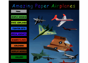 amazingpaperairplanes.com