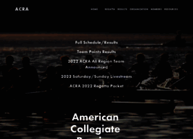 americancollegiaterowing.com