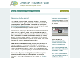 americanpopulationpanel.org
