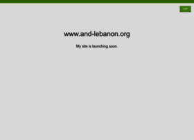 and-lebanon.org