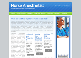 anesthesianurse.info
