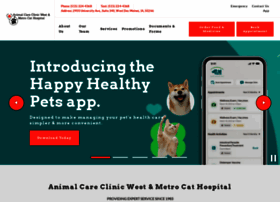 animalcareclinicwest.com