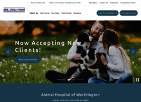 animalhospitalofworthington.com