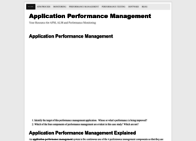 applicationperformancemanagement.org