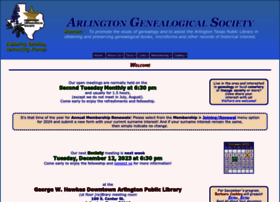 arlingtongenealogytx.org
