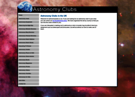 astronomyclubs.co.uk
