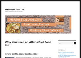 atkins-diet-food-list.org