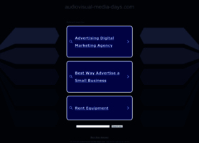 audiovisual-media-days.com