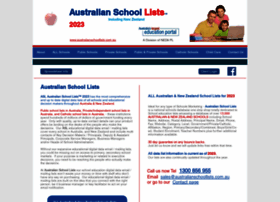 australianschoollists.com.au