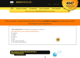 awaymessage.de