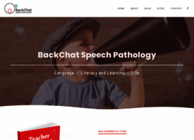 backchatspeechpathology.com.au