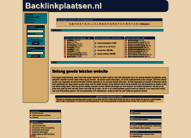 backlinkplaatsen.nl
