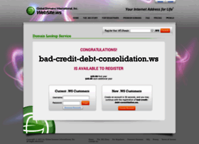 bad-credit-debt-consolidation.ws
