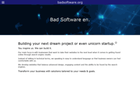 badsoftware.org