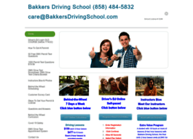 bakkersdrivingschool.com