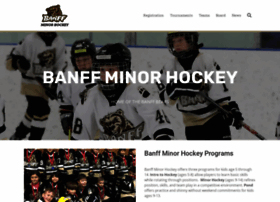 banffminorhockey.com