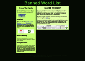 bannedwordlist.com