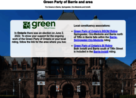 barriegreenparty.ca