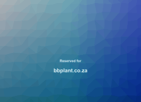 bbplant.co.za