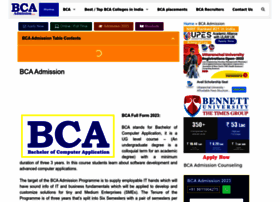 bcaadmission.co.in