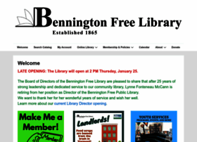 benningtonfreelibrary.org