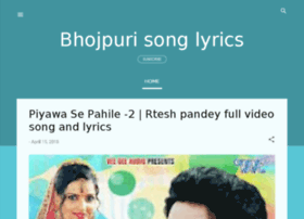 bhojpuriyalyrics.com