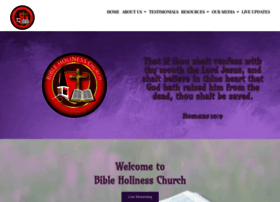 bibleholinesschurch.org
