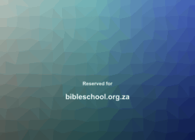 bibleschool.org.za