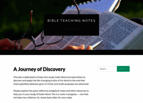 bibleteachingnotes.com